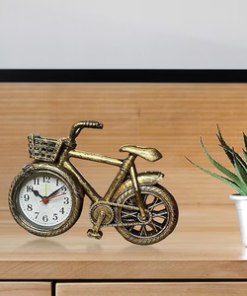 Bicycle-Shaped Alarm Clock Vintage Desk Décor