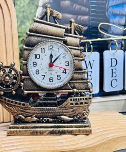 Sailboat-Shaped Alarm Clock Decorative Desk Clock